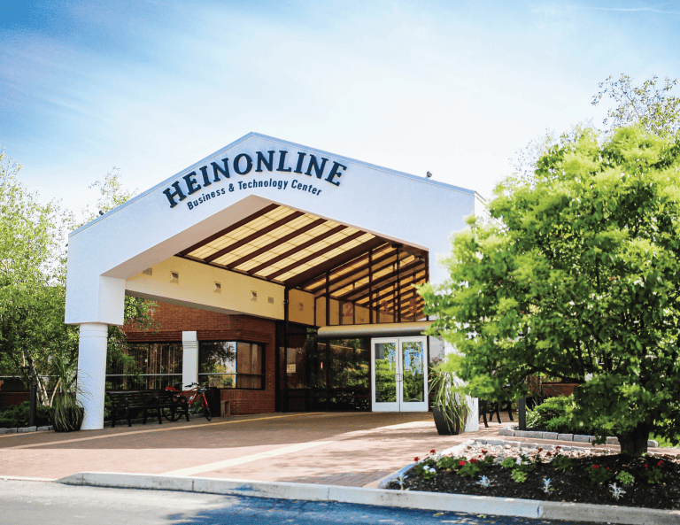 Photo of the front of the HeinOnline Business and Technology Center building